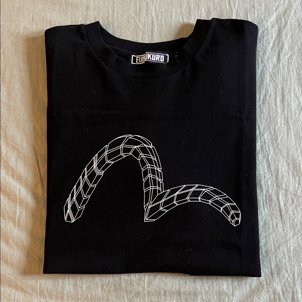Evisu Black Graphic Men's Shirt